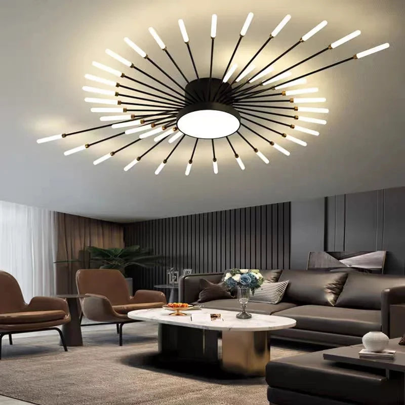 Fan-Shaped LED Ceiling Lamp