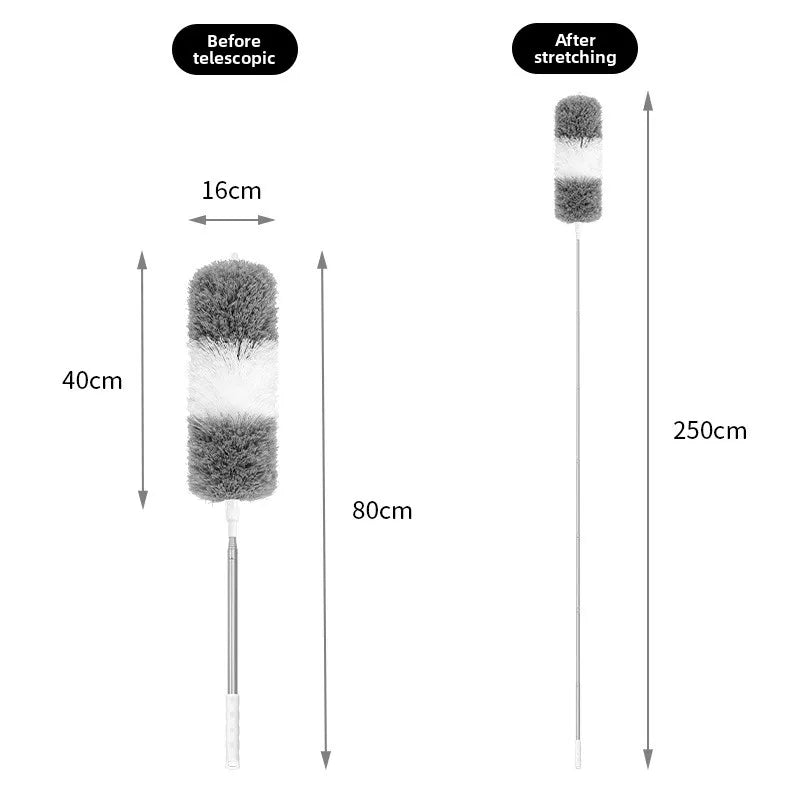 Extendable Microfiber Duster Pole