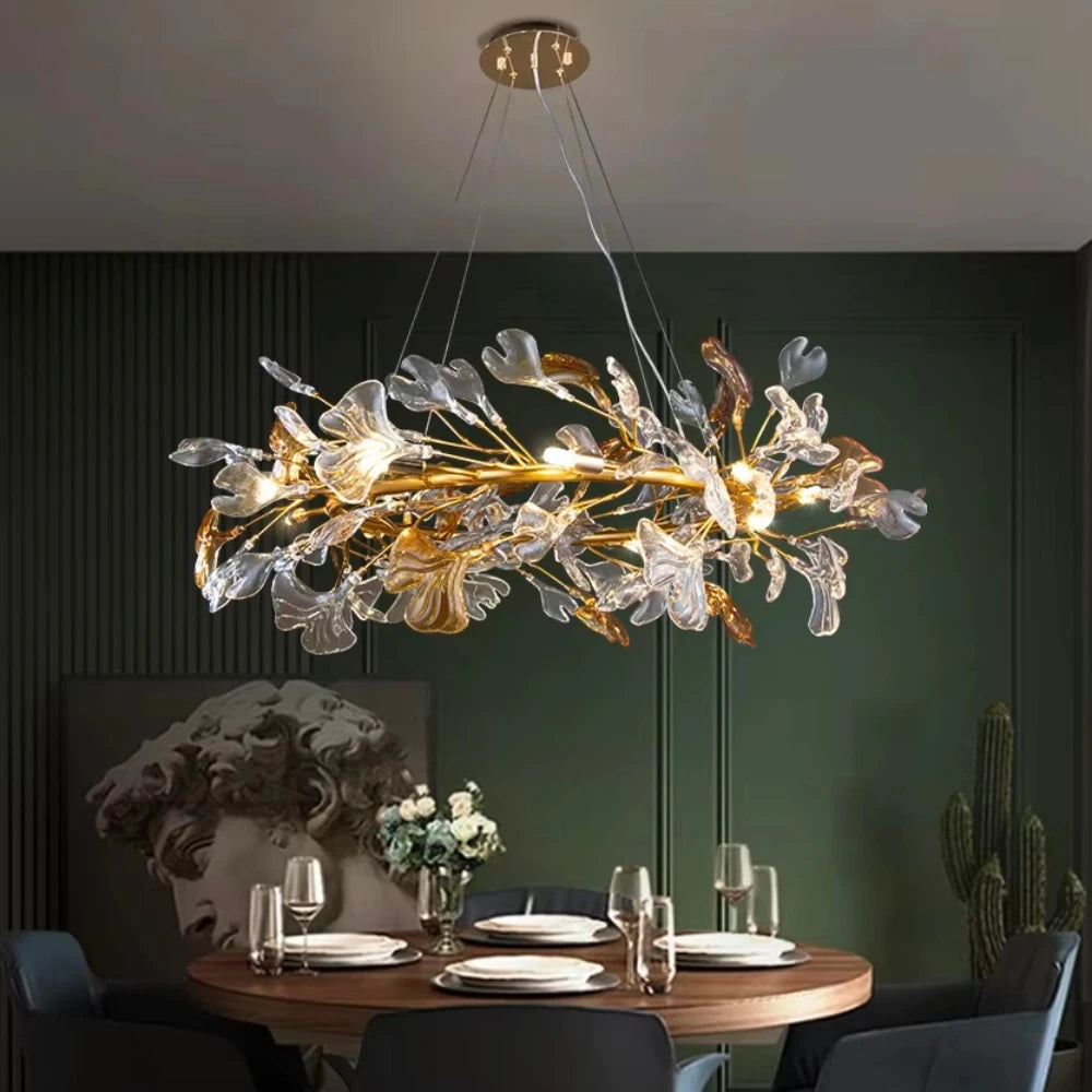 Nordic Glazed Glass Chandelier
