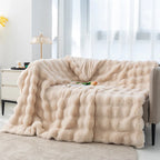 Luxury Rabbit Plush Winter Blanket