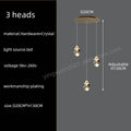 Nordic Crystal Chandelier Multi-Ring Design