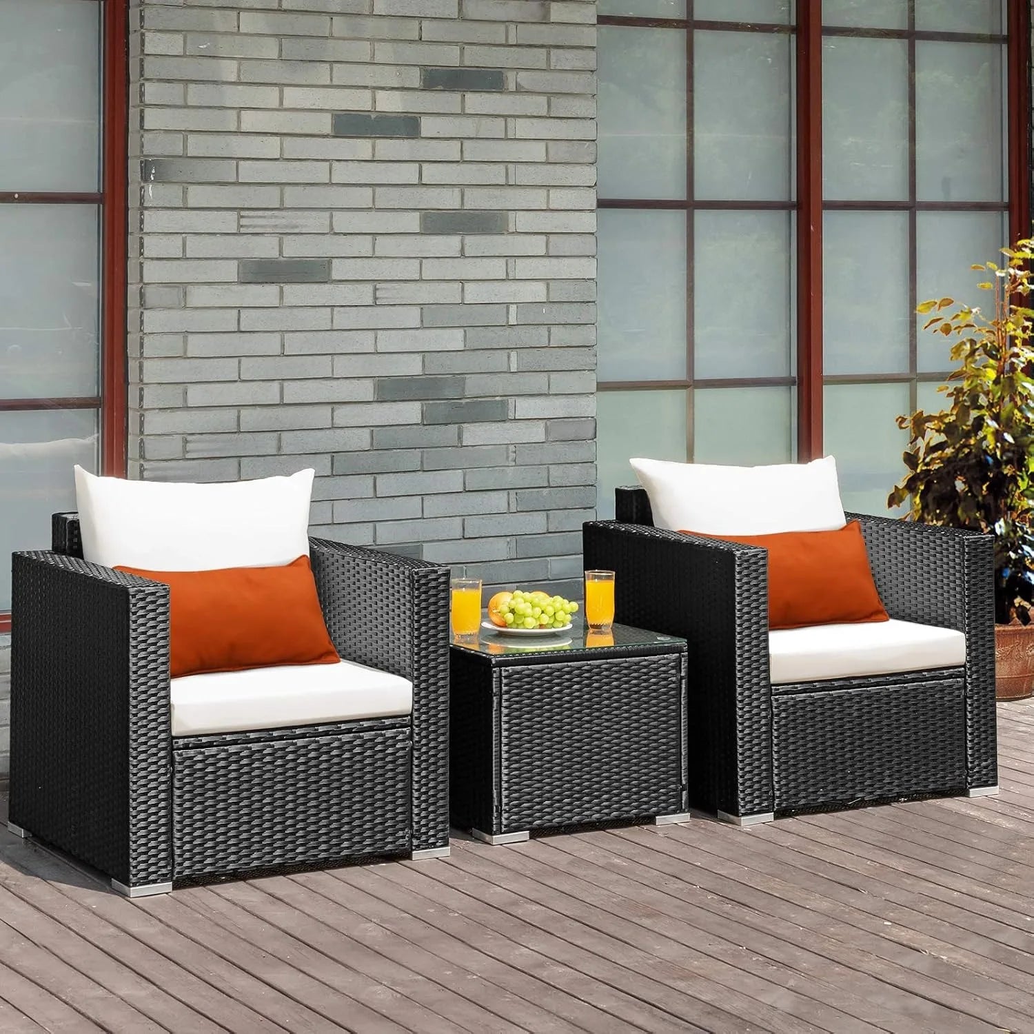 Premium Rattan Patio Set