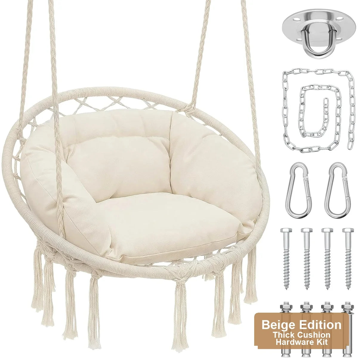 Macrame Hammock Swing Chair
