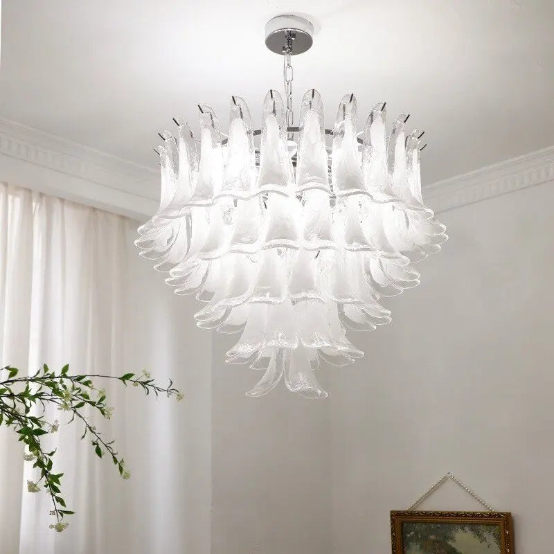 Clear Glass Pendant Chandelier