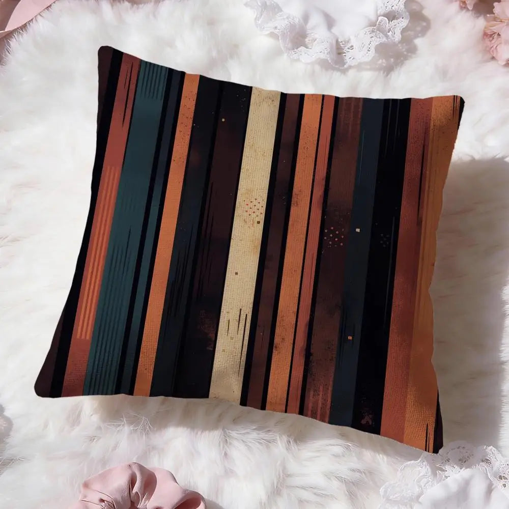 Premium Reversible Striped Cushion