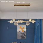 Romantic Starry Glass Pendant Chandelier