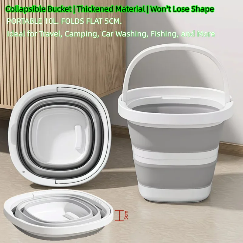 Collapsible Water Bucket for Outdoors