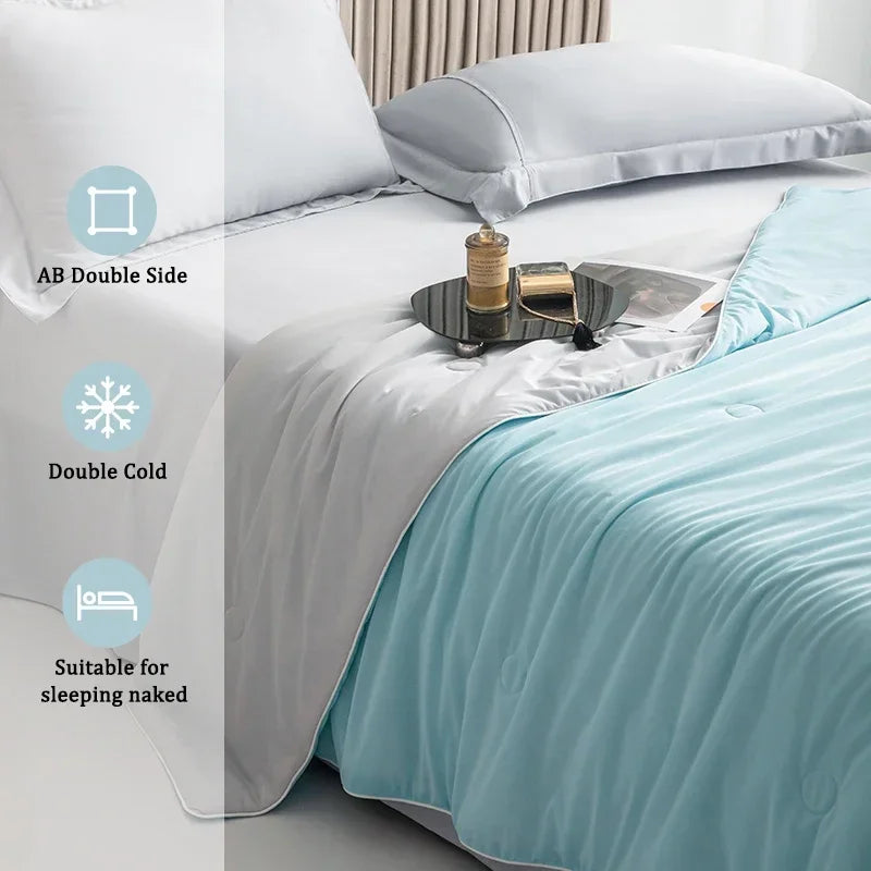 Ice Silk Summer Cooling Blanket