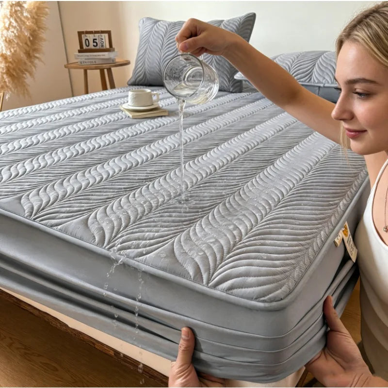 Premium Waterproof Quilted Mattress Protector