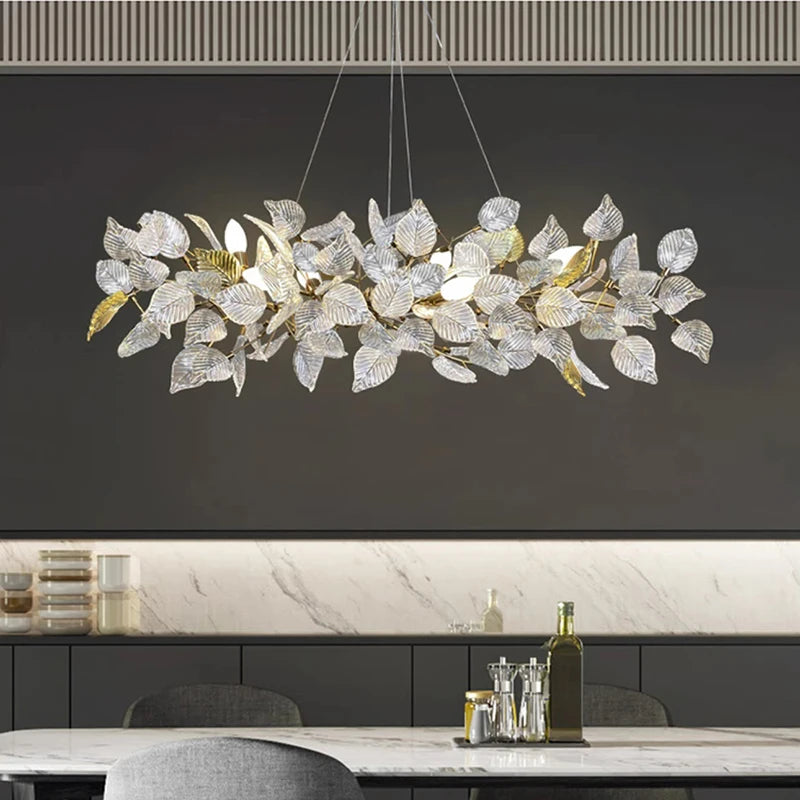 Luxury Ginkgo LED Chandelier