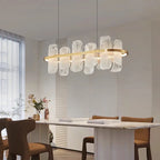 Nordic Glass Iron Pendant Chandelier