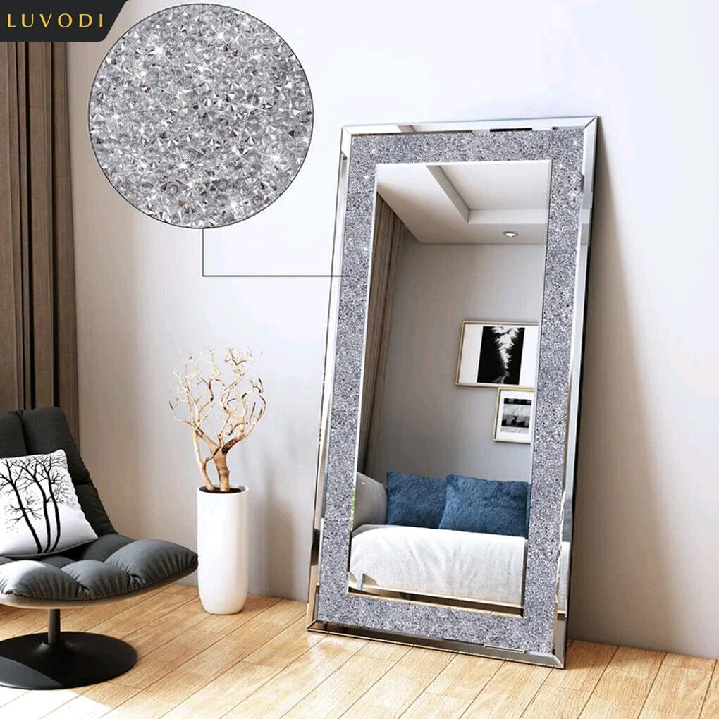 Sparkly Crystal Diamond Wall Mirror