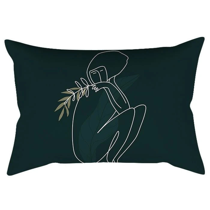 Stylish Nordic Printed Lumbar Cover