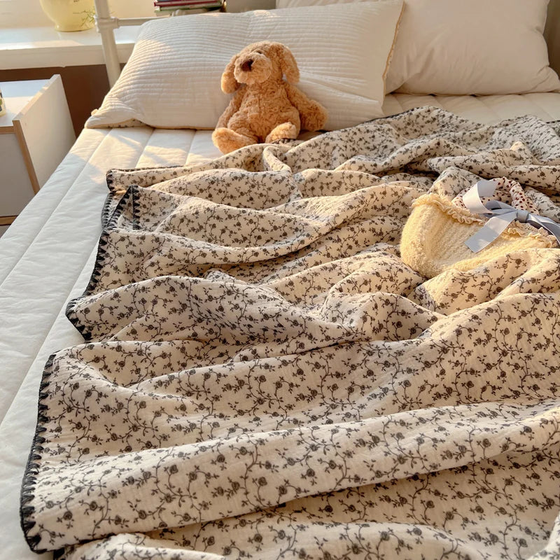 Pure Cotton Cartoon Summer Blanket