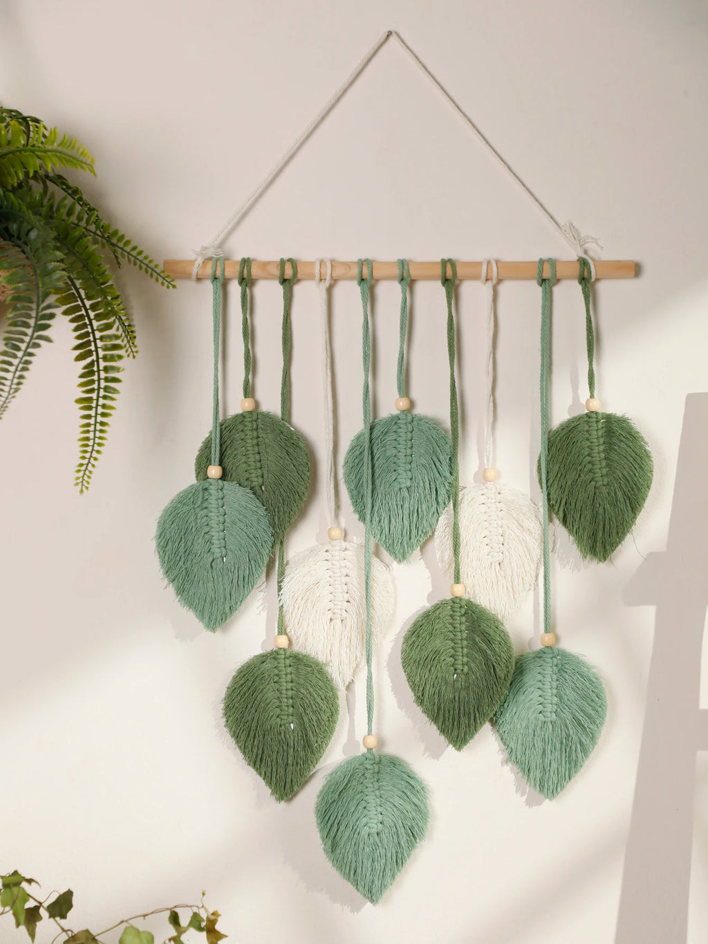 Leaf Macrame Wall Tapestry Decor
