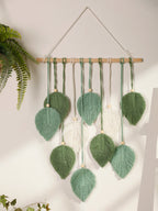 Leaf Macrame Wall Tapestry Decor