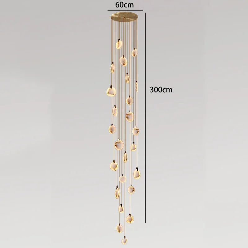 Modern LED Marble Pendant Chandelier