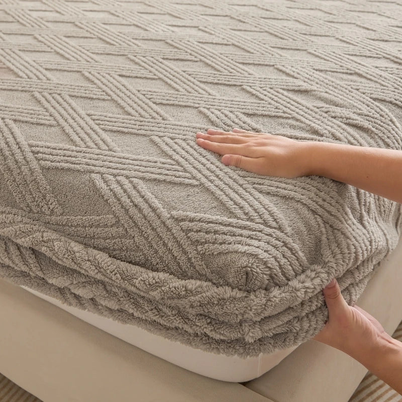 Cozy Fleece Thermal Fitted Bedsheet