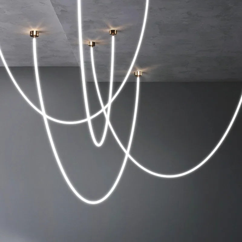 Nordic Loop Chandelier Art Design