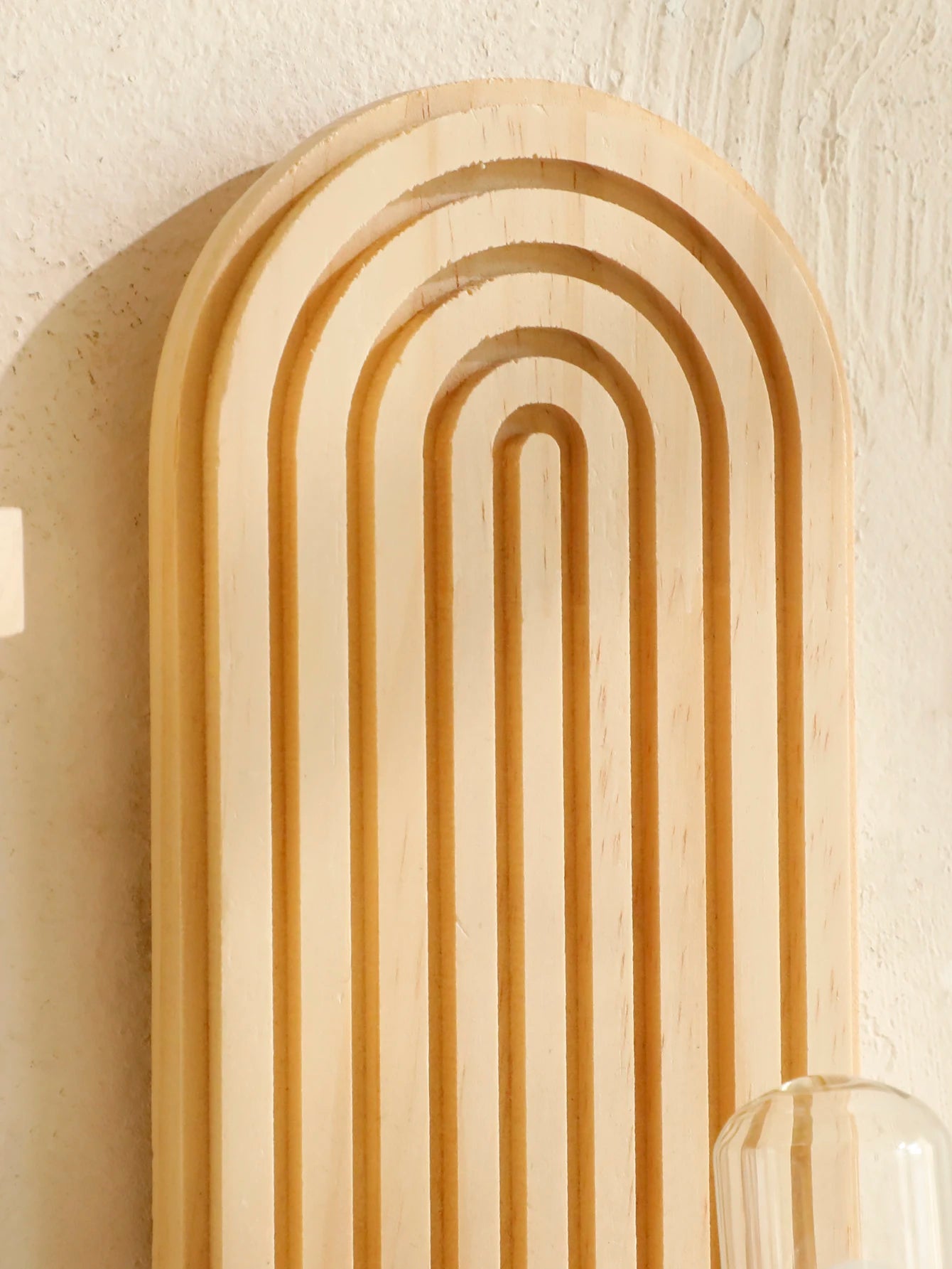 Boho Geometric Wooden Shelf