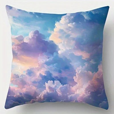 Unicorn Clouds Polyester Pillow Cover