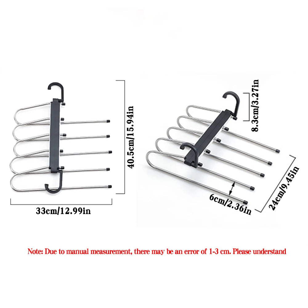 Space-Saving 5-Tier Pants Hanger