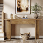 Farmhouse Console Table With Drawers