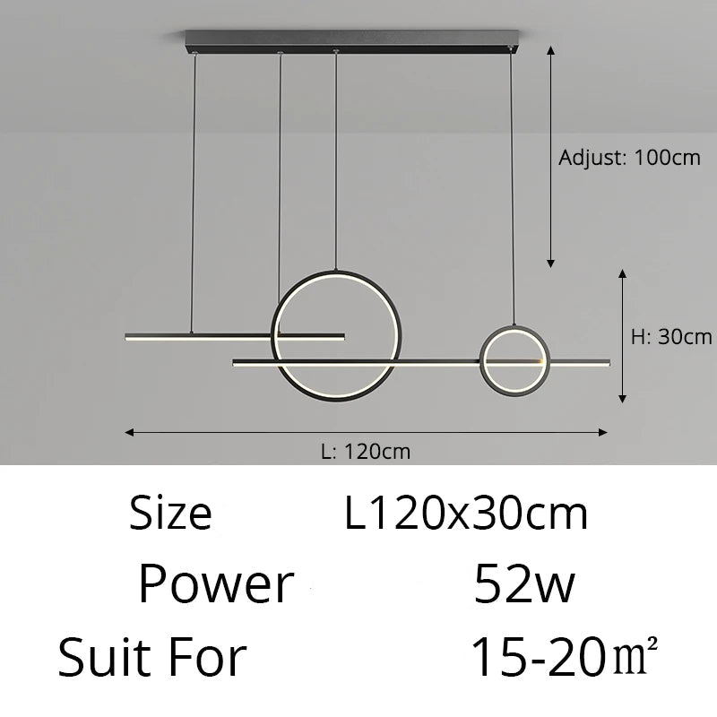 Modern Aluminum Pendant Light