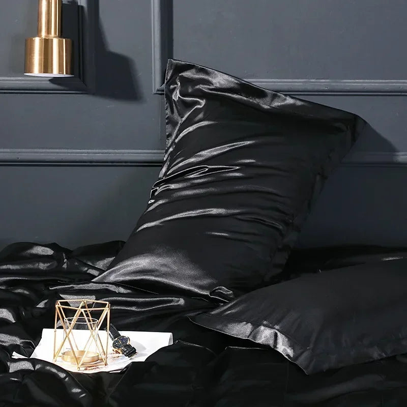 Premium Solid Satin Pillowcase