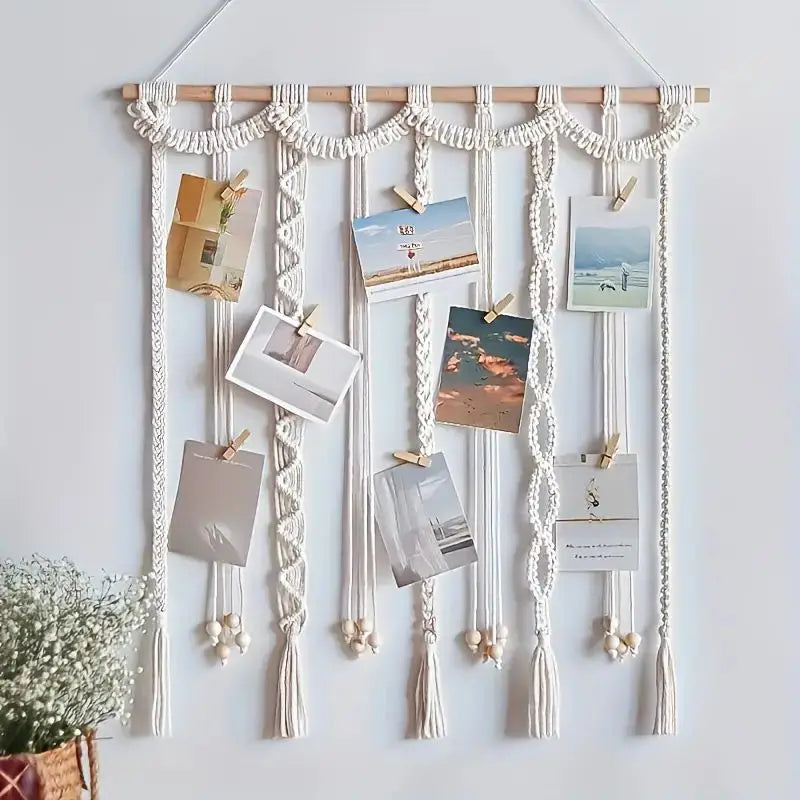 Boho Tassel Photo Display Hanger