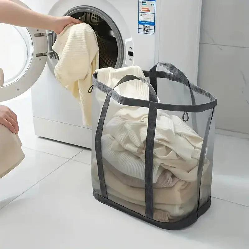 Breathable Mesh Laundry Storage Basket