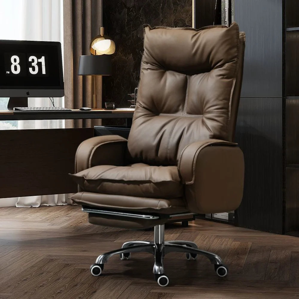 Ergonomic Executive Leather Office Chair