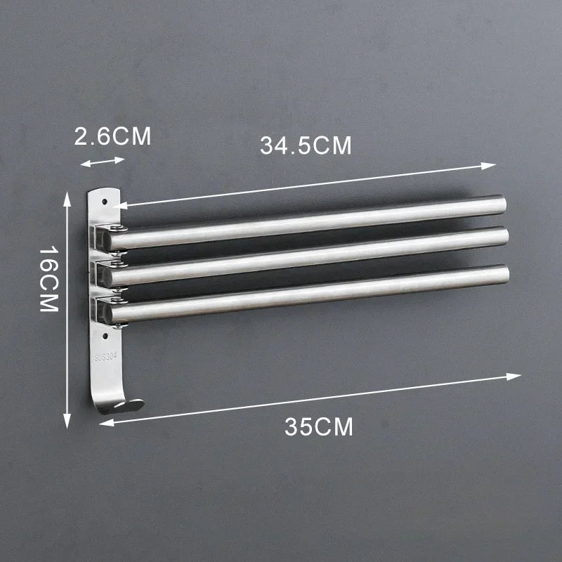 Swing Arm Towel Rack Holder
