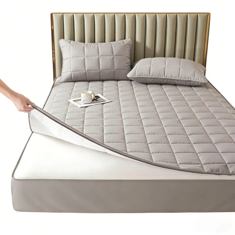 6-Sided Waterproof Zippered Queen Mattress Protector