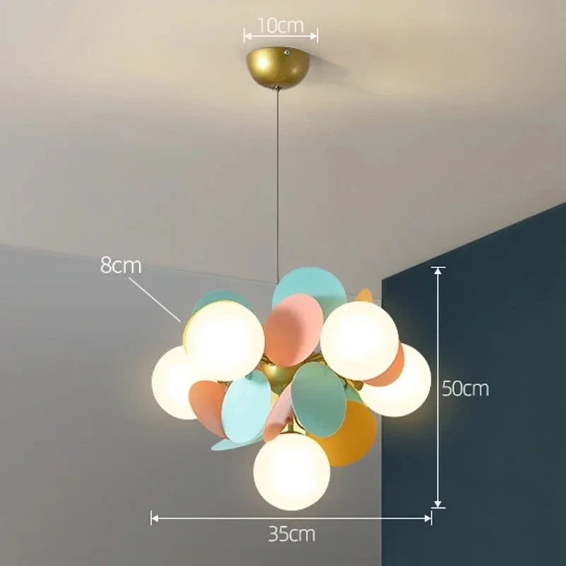 Colorful Branch LED Chandelier