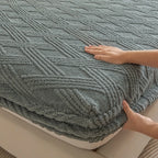 Cozy Fleece Thermal Fitted Bedsheet