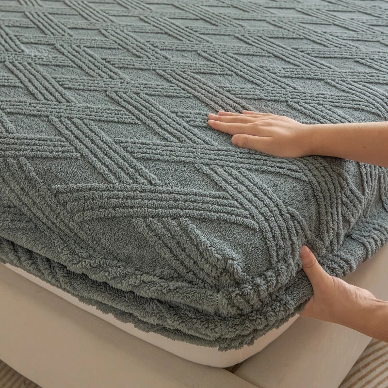 Cozy Fleece Thermal Fitted Bedsheet