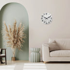 Marble Pattern Silent Wall Clock