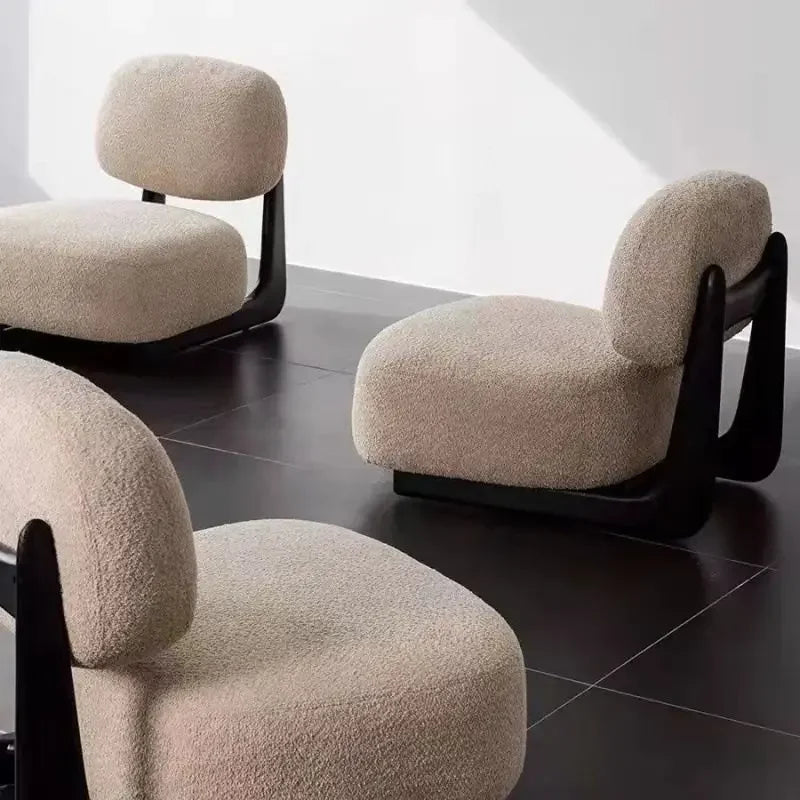Luxury Velvet Nordic Armchair