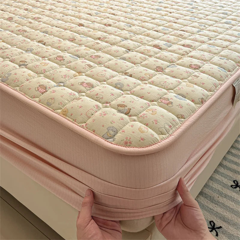 Waterproof Anti-Mite Fitted Mattress Protector