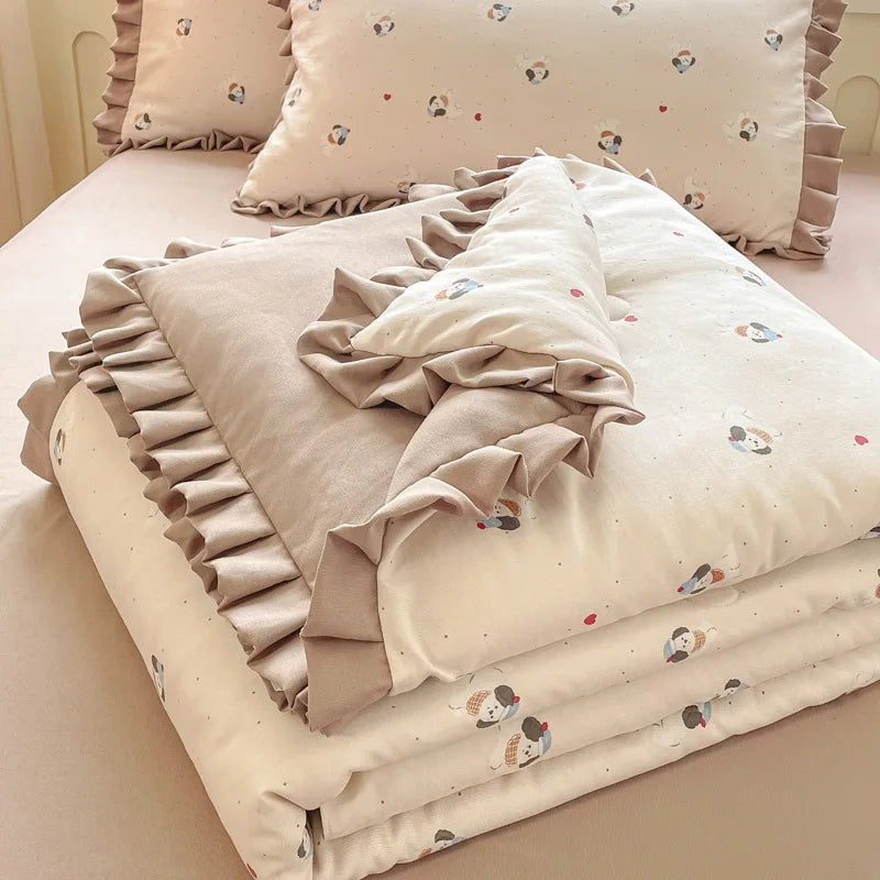 Lightweight Summer Air-Conditioning Comforter Blanket