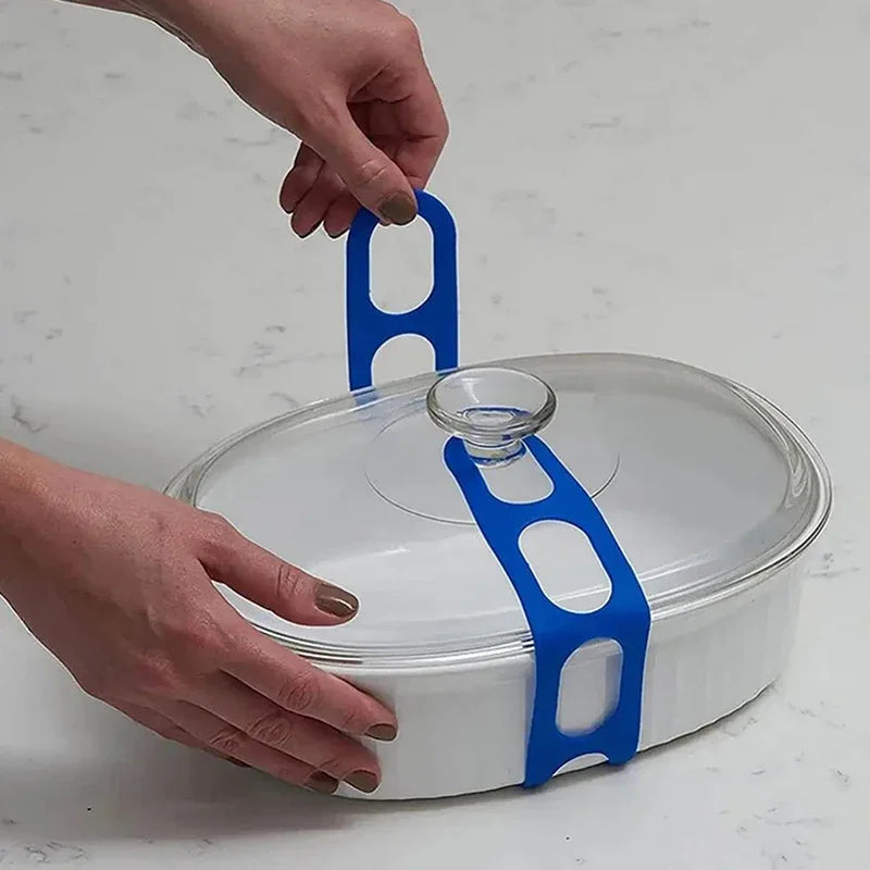 Flexible Silicone Lid Strap Holder