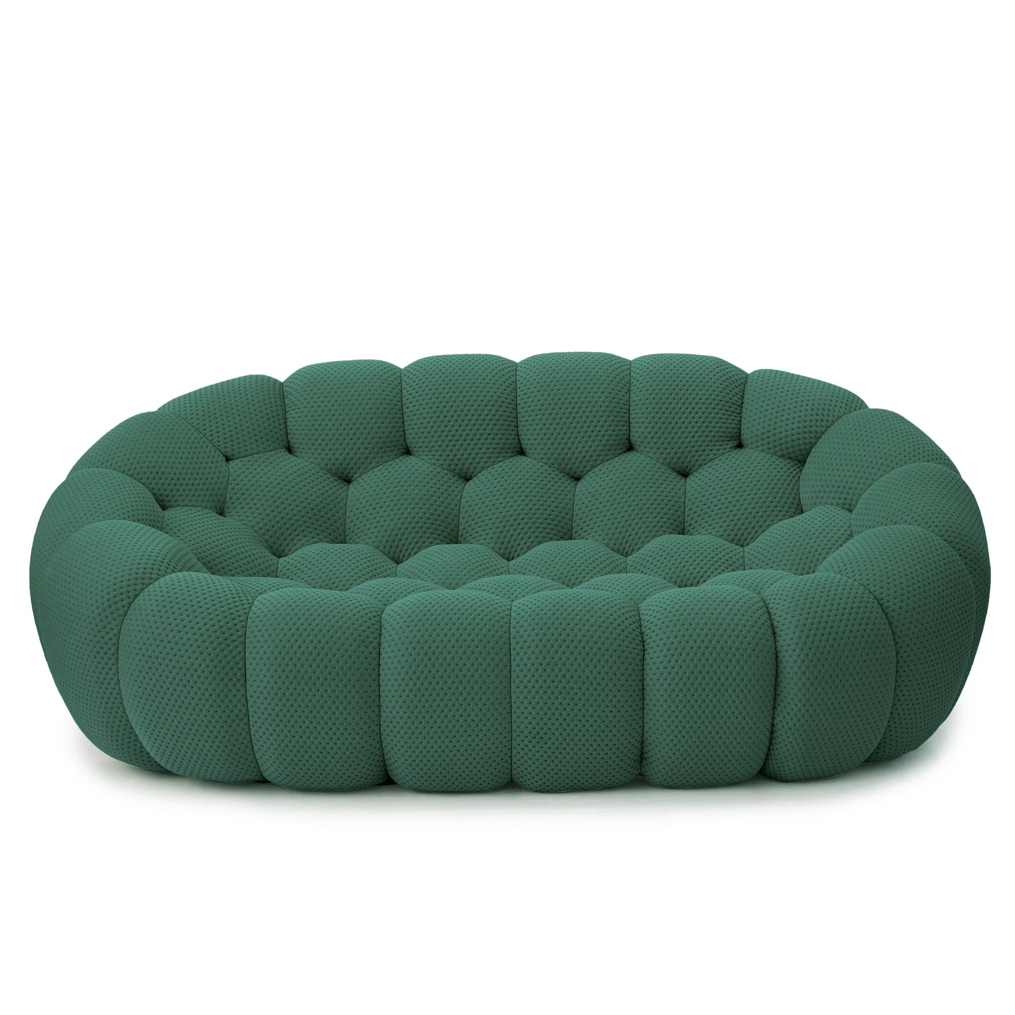 78" Curved Boneless Floor Sofa