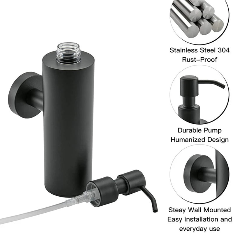 Glass Wall Mounted Soap Dispenser