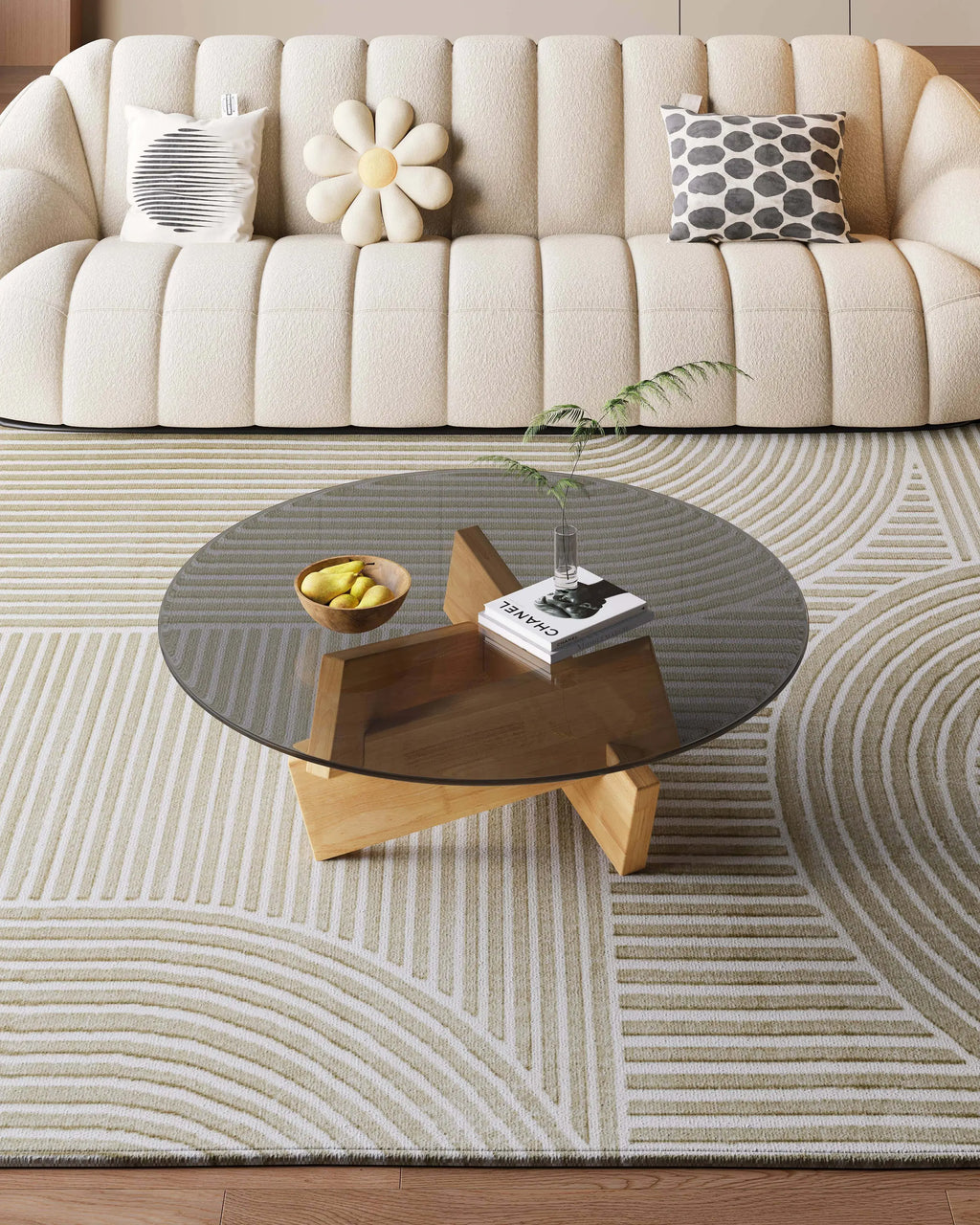 Modern Bear Marble Coffee Table