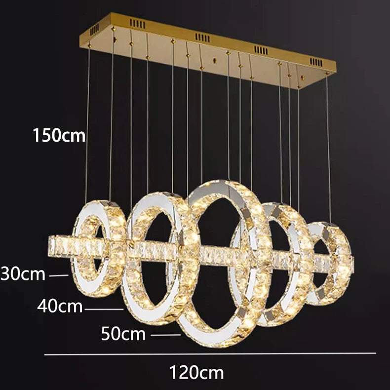 Modern Crystal Pendant Chandelier