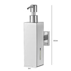 Glass Wall Mounted Soap Dispenser