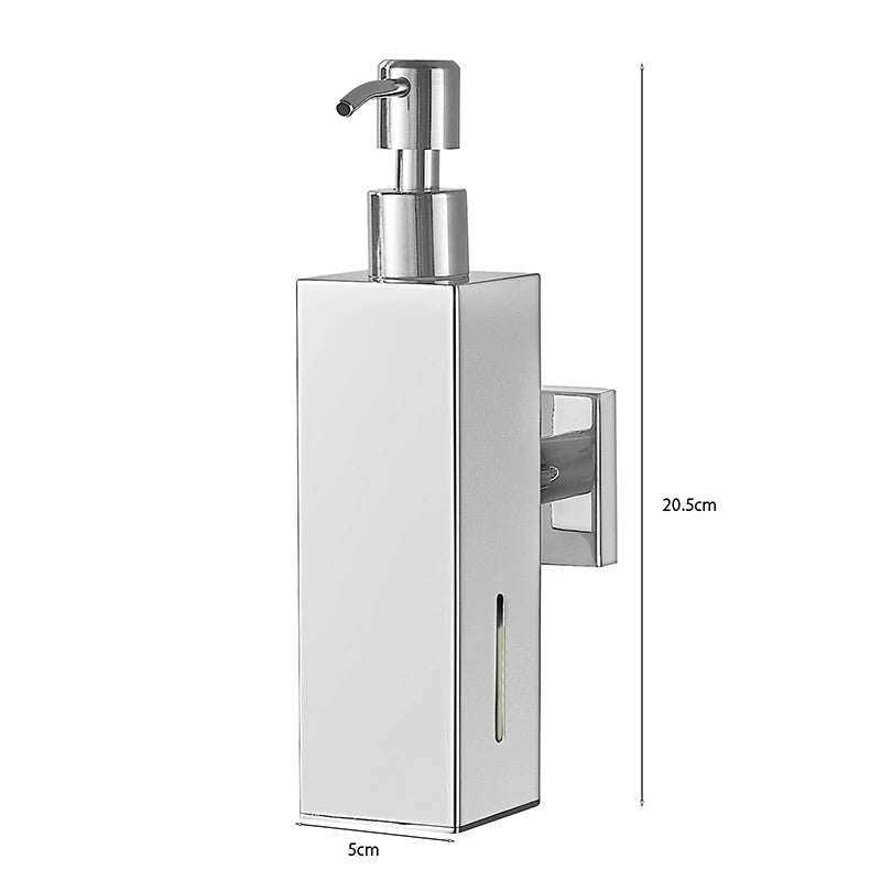 Glass Wall Mounted Soap Dispenser