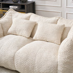 73" Chenille Bean Bag Loveseat