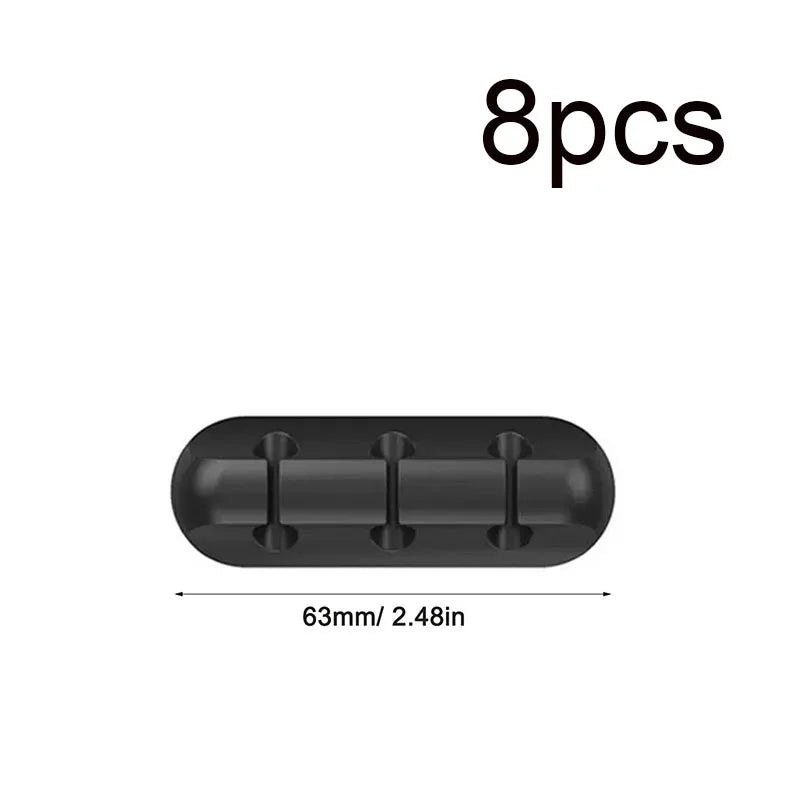 Silicone Cable Management Clips
